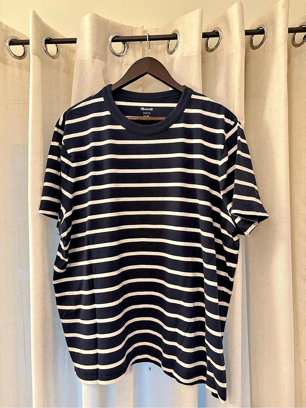 Madewell All-Day Tee Striped Short Sleeve Tee